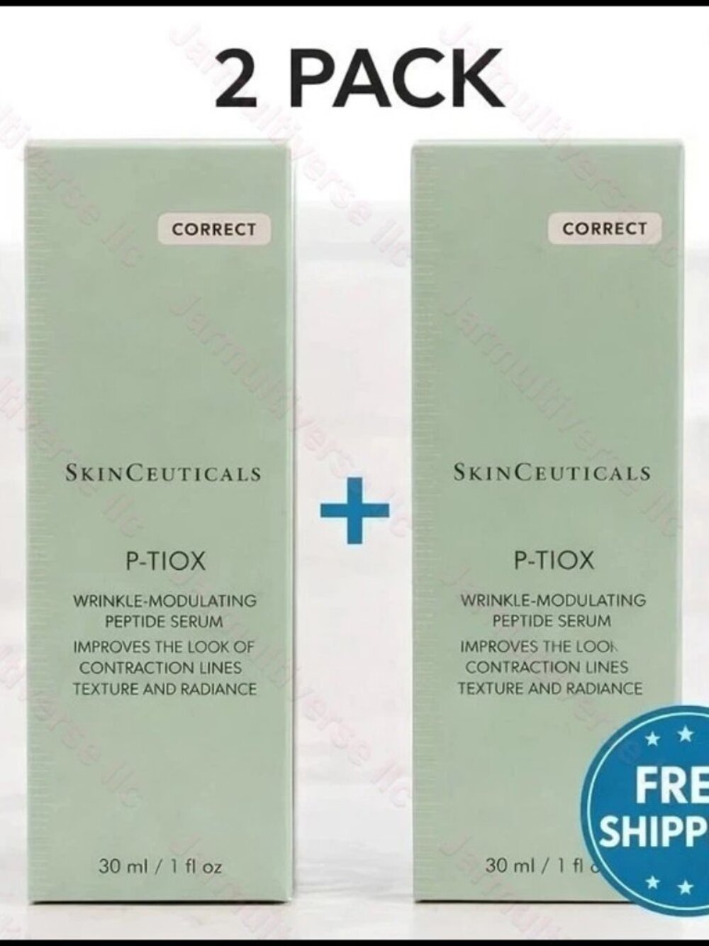 2x Skinceuticals P-TIOX Peptide Serum 1oz/30ml – Wrinkle-Modulating Treatment